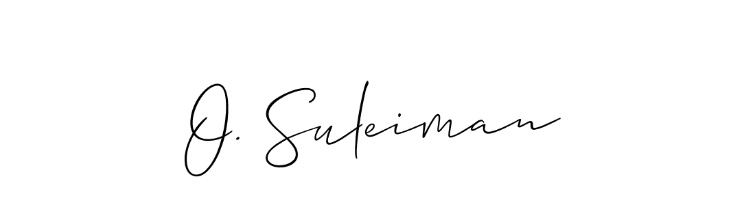 Once you've used our free online signature maker to create your best signature Allison_Script style, it's time to enjoy all of the benefits that O. Suleiman name signing documents. O. Suleiman signature style 2 images and pictures png