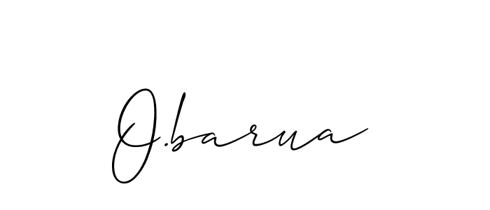 Make a short O.barua signature style. Manage your documents anywhere anytime using Allison_Script. Create and add eSignatures, submit forms, share and send files easily. O.barua signature style 2 images and pictures png