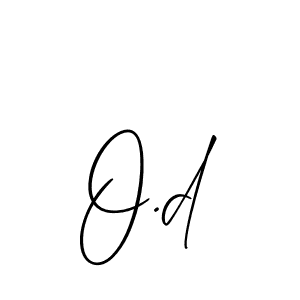 How to Draw O.d signature style? Allison_Script is a latest design signature styles for name O.d. O.d signature style 2 images and pictures png
