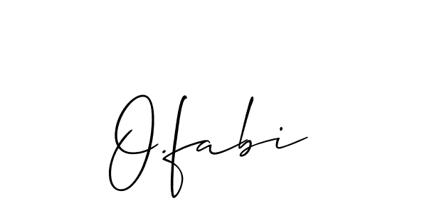 This is the best signature style for the O.fabi name. Also you like these signature font (Allison_Script). Mix name signature. O.fabi signature style 2 images and pictures png