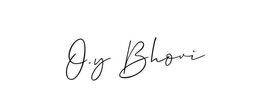 You can use this online signature creator to create a handwritten signature for the name O.y Bhovi. This is the best online autograph maker. O.y Bhovi signature style 2 images and pictures png