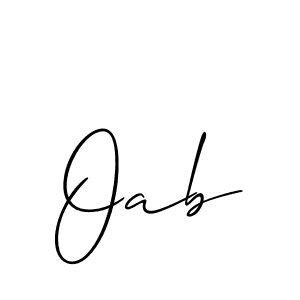 Once you've used our free online signature maker to create your best signature Allison_Script style, it's time to enjoy all of the benefits that Oab name signing documents. Oab signature style 2 images and pictures png