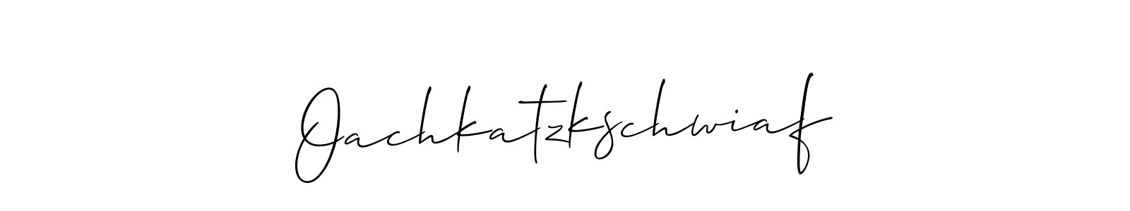 Check out images of Autograph of Oachkatzkschwiaf name. Actor Oachkatzkschwiaf Signature Style. Allison_Script is a professional sign style online. Oachkatzkschwiaf signature style 2 images and pictures png