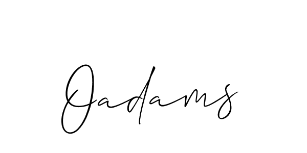 This is the best signature style for the Oadams name. Also you like these signature font (Allison_Script). Mix name signature. Oadams signature style 2 images and pictures png