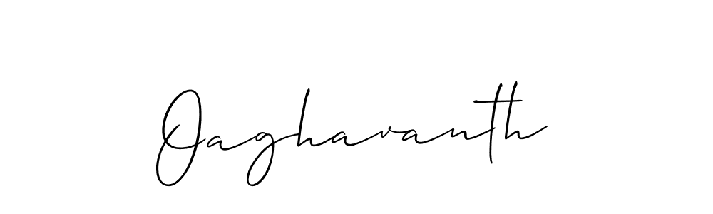 Also we have Oaghavanth name is the best signature style. Create professional handwritten signature collection using Allison_Script autograph style. Oaghavanth signature style 2 images and pictures png