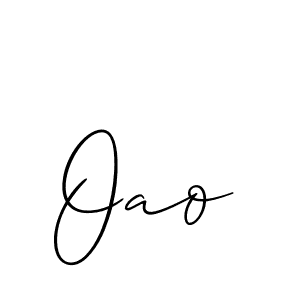 Here are the top 10 professional signature styles for the name Oao. These are the best autograph styles you can use for your name. Oao signature style 2 images and pictures png