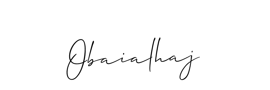 Similarly Allison_Script is the best handwritten signature design. Signature creator online .You can use it as an online autograph creator for name Obaialhaj. Obaialhaj signature style 2 images and pictures png