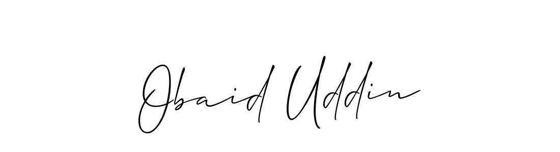 Also we have Obaid Uddin name is the best signature style. Create professional handwritten signature collection using Allison_Script autograph style. Obaid Uddin signature style 2 images and pictures png
