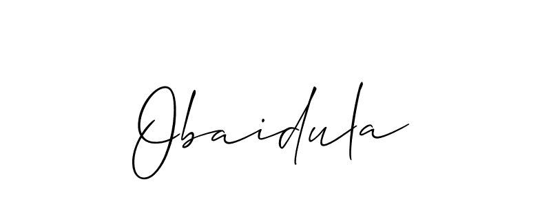 Also You can easily find your signature by using the search form. We will create Obaidula name handwritten signature images for you free of cost using Allison_Script sign style. Obaidula signature style 2 images and pictures png