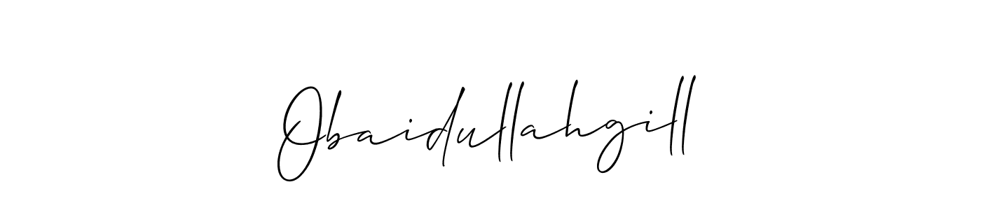 Once you've used our free online signature maker to create your best signature Allison_Script style, it's time to enjoy all of the benefits that Obaidullahgill name signing documents. Obaidullahgill signature style 2 images and pictures png