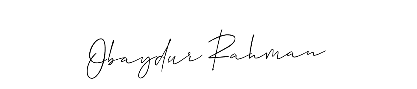 Make a beautiful signature design for name Obaydur Rahman. Use this online signature maker to create a handwritten signature for free. Obaydur Rahman signature style 2 images and pictures png