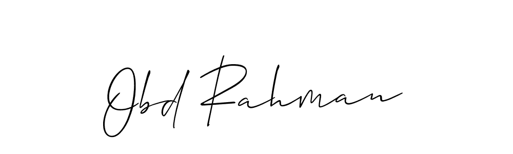 You can use this online signature creator to create a handwritten signature for the name Obd Rahman. This is the best online autograph maker. Obd Rahman signature style 2 images and pictures png