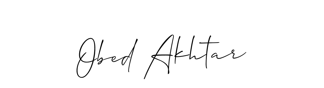 Once you've used our free online signature maker to create your best signature Allison_Script style, it's time to enjoy all of the benefits that Obed Akhtar name signing documents. Obed Akhtar signature style 2 images and pictures png