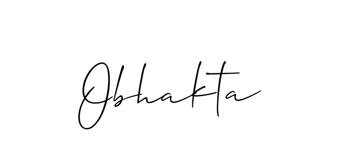 Once you've used our free online signature maker to create your best signature Allison_Script style, it's time to enjoy all of the benefits that Obhakta name signing documents. Obhakta signature style 2 images and pictures png