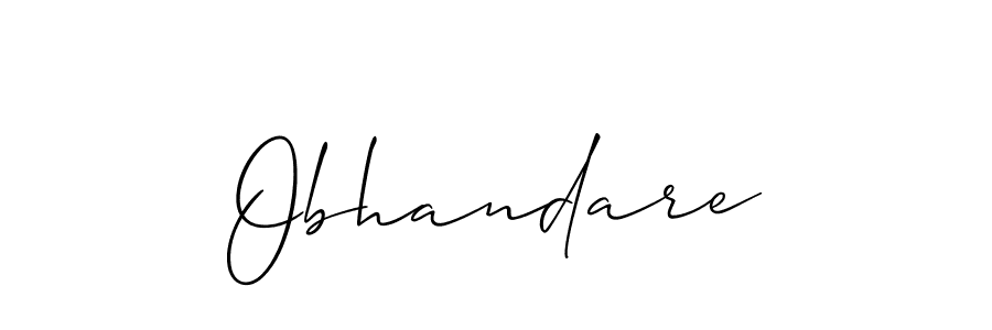 Similarly Allison_Script is the best handwritten signature design. Signature creator online .You can use it as an online autograph creator for name Obhandare. Obhandare signature style 2 images and pictures png