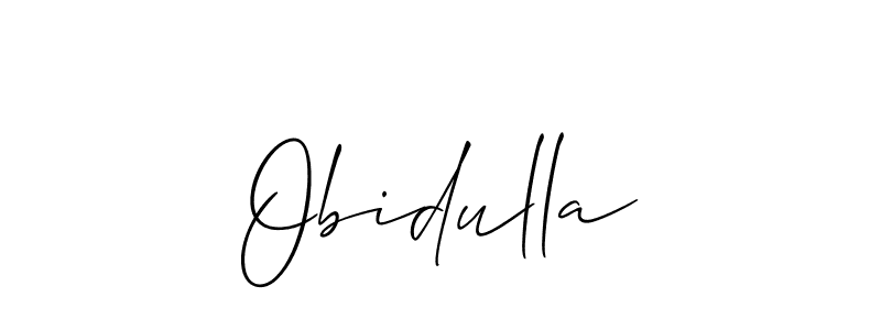 Also You can easily find your signature by using the search form. We will create Obidulla name handwritten signature images for you free of cost using Allison_Script sign style. Obidulla signature style 2 images and pictures png