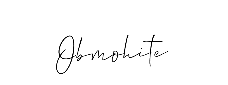 if you are searching for the best signature style for your name Obmohite. so please give up your signature search. here we have designed multiple signature styles  using Allison_Script. Obmohite signature style 2 images and pictures png