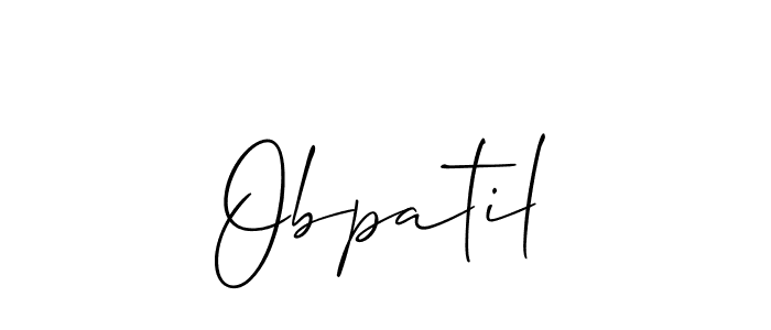 You should practise on your own different ways (Allison_Script) to write your name (Obpatil) in signature. don't let someone else do it for you. Obpatil signature style 2 images and pictures png