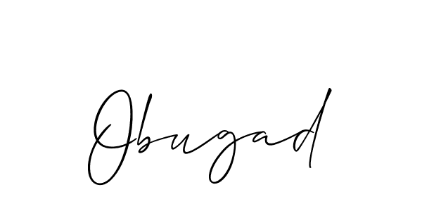 Make a beautiful signature design for name Obugad. Use this online signature maker to create a handwritten signature for free. Obugad signature style 2 images and pictures png