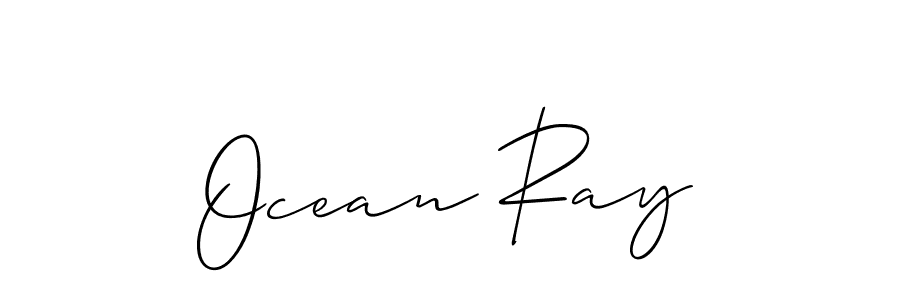 if you are searching for the best signature style for your name Ocean Ray. so please give up your signature search. here we have designed multiple signature styles  using Allison_Script. Ocean Ray signature style 2 images and pictures png