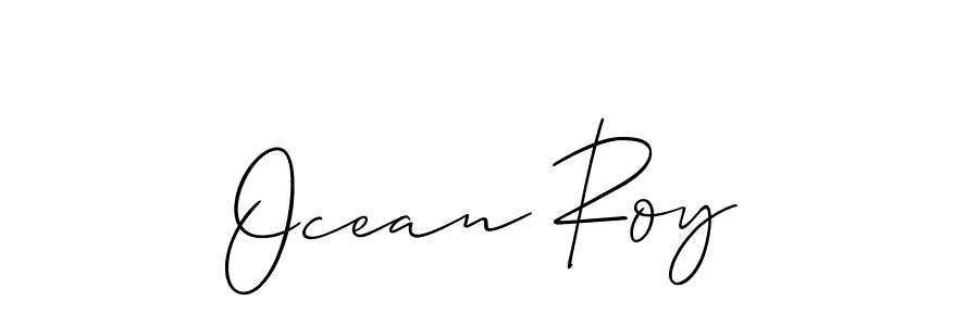 if you are searching for the best signature style for your name Ocean Roy. so please give up your signature search. here we have designed multiple signature styles  using Allison_Script. Ocean Roy signature style 2 images and pictures png