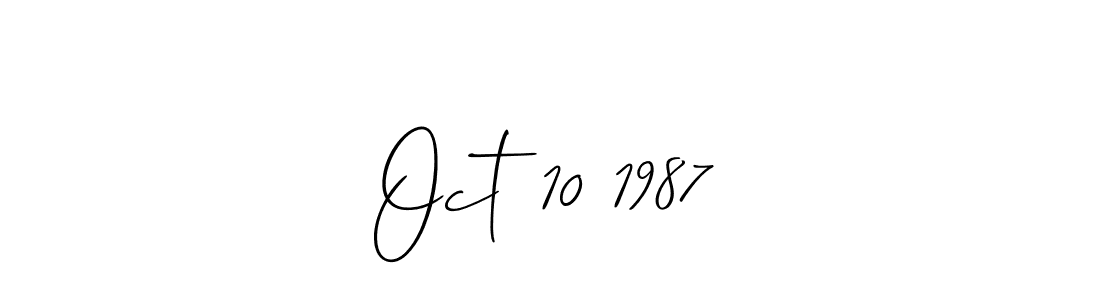 The best way (Allison_Script) to make a short signature is to pick only two or three words in your name. The name Oct 10 1987 include a total of six letters. For converting this name. Oct 10 1987 signature style 2 images and pictures png