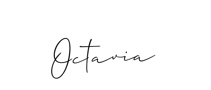 Best and Professional Signature Style for Octavia. Allison_Script Best Signature Style Collection. Octavia signature style 2 images and pictures png