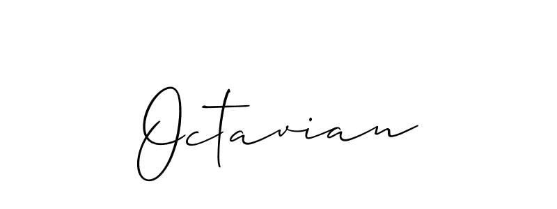 You should practise on your own different ways (Allison_Script) to write your name (Octavian) in signature. don't let someone else do it for you. Octavian signature style 2 images and pictures png