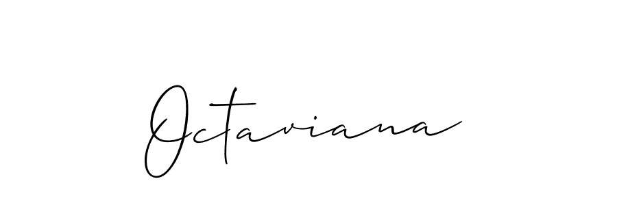 How to make Octaviana name signature. Use Allison_Script style for creating short signs online. This is the latest handwritten sign. Octaviana signature style 2 images and pictures png