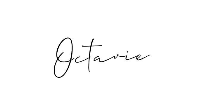 How to make Octavie name signature. Use Allison_Script style for creating short signs online. This is the latest handwritten sign. Octavie signature style 2 images and pictures png