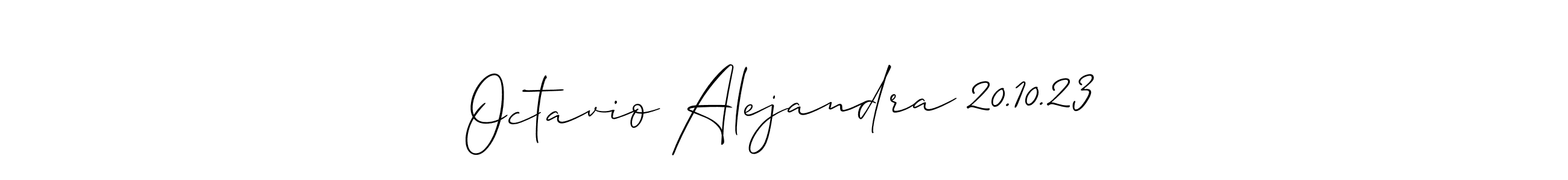 You can use this online signature creator to create a handwritten signature for the name Octavio Alejandra 20.10.23. This is the best online autograph maker. Octavio Alejandra 20.10.23 signature style 2 images and pictures png