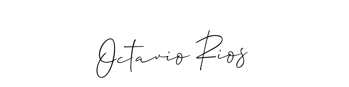 Make a beautiful signature design for name Octavio Rios. With this signature (Allison_Script) style, you can create a handwritten signature for free. Octavio Rios signature style 2 images and pictures png