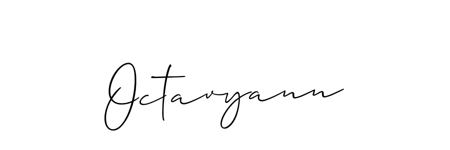 Make a short Octavyann signature style. Manage your documents anywhere anytime using Allison_Script. Create and add eSignatures, submit forms, share and send files easily. Octavyann signature style 2 images and pictures png