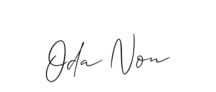 Best and Professional Signature Style for Oda Non. Allison_Script Best Signature Style Collection. Oda Non signature style 2 images and pictures png