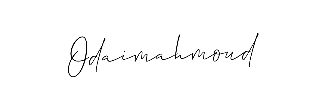 Best and Professional Signature Style for Odaimahmoud. Allison_Script Best Signature Style Collection. Odaimahmoud signature style 2 images and pictures png