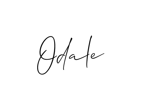 Best and Professional Signature Style for Odale. Allison_Script Best Signature Style Collection. Odale signature style 2 images and pictures png
