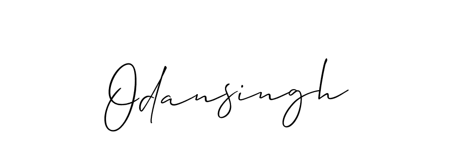 Best and Professional Signature Style for Odansingh. Allison_Script Best Signature Style Collection. Odansingh signature style 2 images and pictures png