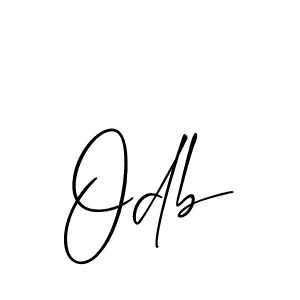 if you are searching for the best signature style for your name Odb. so please give up your signature search. here we have designed multiple signature styles  using Allison_Script. Odb signature style 2 images and pictures png