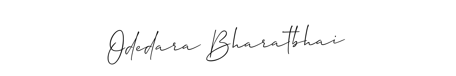 This is the best signature style for the Odedara Bharatbhai name. Also you like these signature font (Allison_Script). Mix name signature. Odedara Bharatbhai signature style 2 images and pictures png