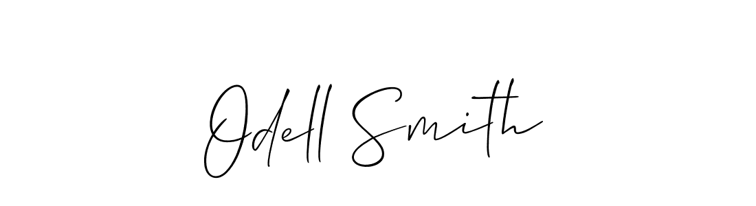 Design your own signature with our free online signature maker. With this signature software, you can create a handwritten (Allison_Script) signature for name Odell Smith. Odell Smith signature style 2 images and pictures png