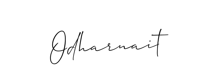 How to Draw Odharnait signature style? Allison_Script is a latest design signature styles for name Odharnait. Odharnait signature style 2 images and pictures png