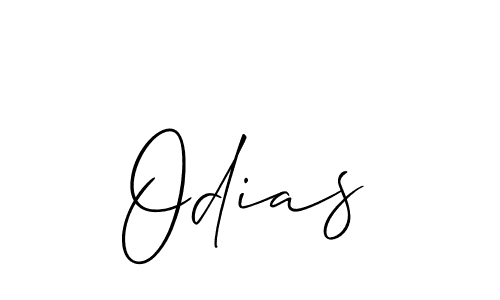 How to make Odias signature? Allison_Script is a professional autograph style. Create handwritten signature for Odias name. Odias signature style 2 images and pictures png