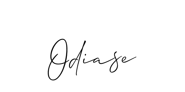 Also we have Odiase name is the best signature style. Create professional handwritten signature collection using Allison_Script autograph style. Odiase signature style 2 images and pictures png