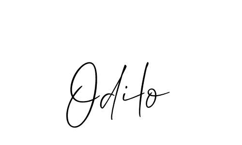 How to Draw Odilo signature style? Allison_Script is a latest design signature styles for name Odilo. Odilo signature style 2 images and pictures png