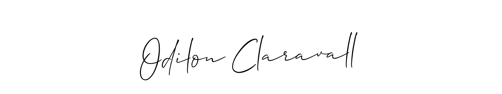 How to Draw Odilon Claravall signature style? Allison_Script is a latest design signature styles for name Odilon Claravall. Odilon Claravall signature style 2 images and pictures png