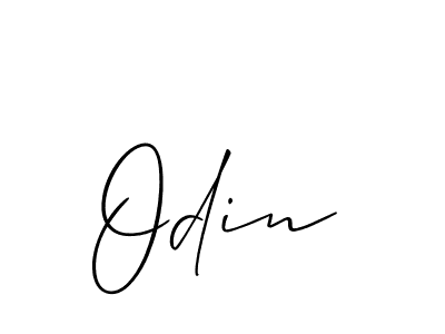 Similarly Allison_Script is the best handwritten signature design. Signature creator online .You can use it as an online autograph creator for name Odin. Odin signature style 2 images and pictures png
