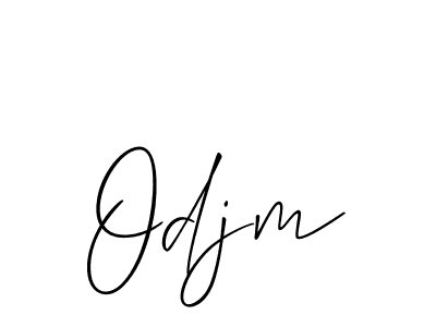 Best and Professional Signature Style for Odjm. Allison_Script Best Signature Style Collection. Odjm signature style 2 images and pictures png