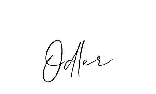 Best and Professional Signature Style for Odler. Allison_Script Best Signature Style Collection. Odler signature style 2 images and pictures png