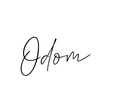 Make a beautiful signature design for name Odom. Use this online signature maker to create a handwritten signature for free. Odom signature style 2 images and pictures png