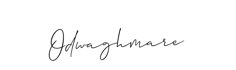 Odwaghmare stylish signature style. Best Handwritten Sign (Allison_Script) for my name. Handwritten Signature Collection Ideas for my name Odwaghmare. Odwaghmare signature style 2 images and pictures png